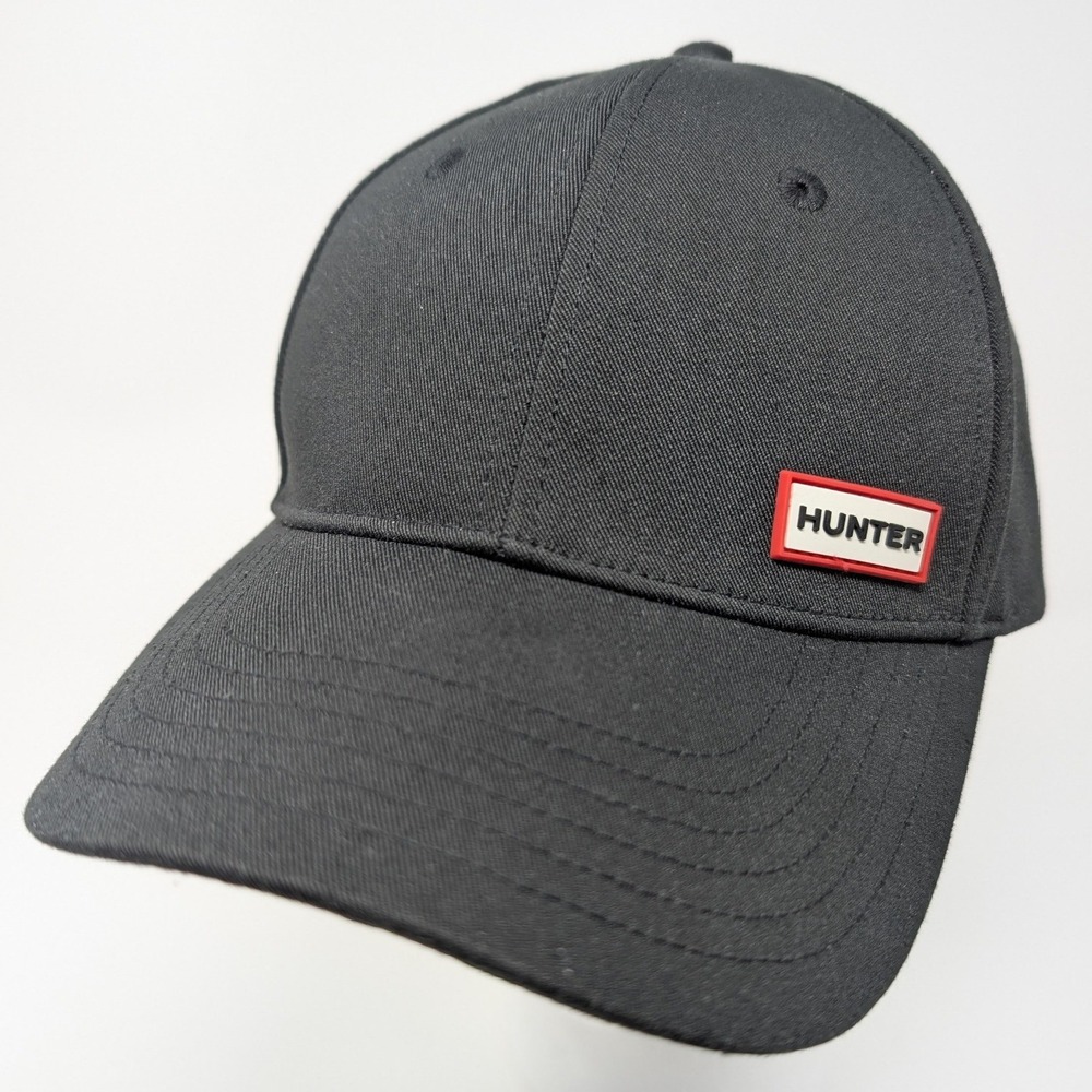 Hunter Original Baseball Cap Black Adjustable Logo Hat HR10036C OS